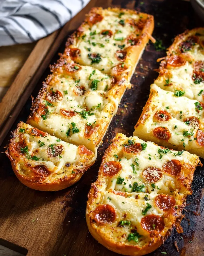 Garlic Bread Pizza